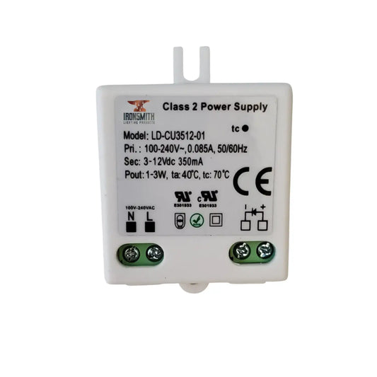 100-240V AC - 6-12V DC | 3W Constant Current LED Drivers - 100 Volts - 240 Volts / 3V - 12V / 3 Watt - LED Driver