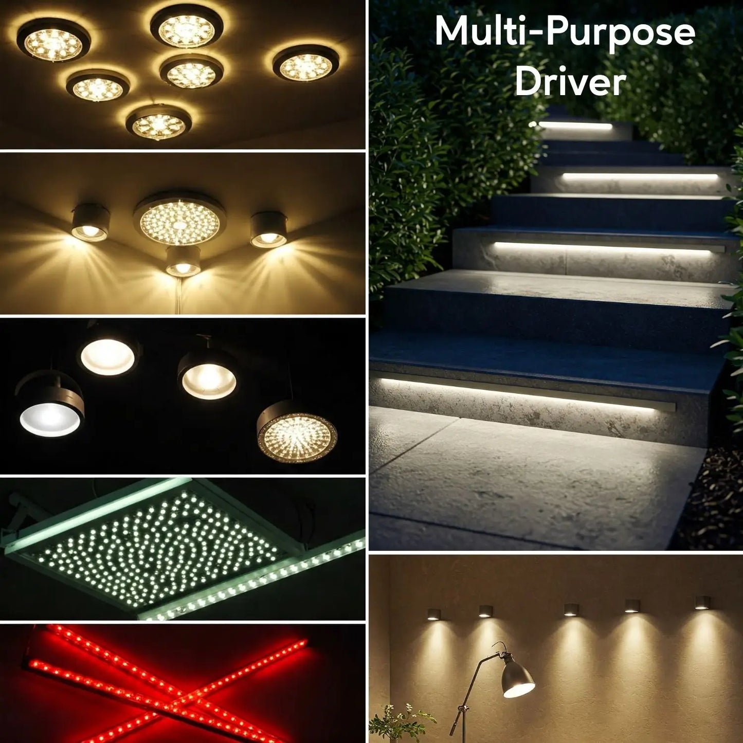 100-240V AC - 24V DC | 36W LED Constant Current Driver - 100 Volts - 240 Volts / 24V / 36 Watt - LED Driver