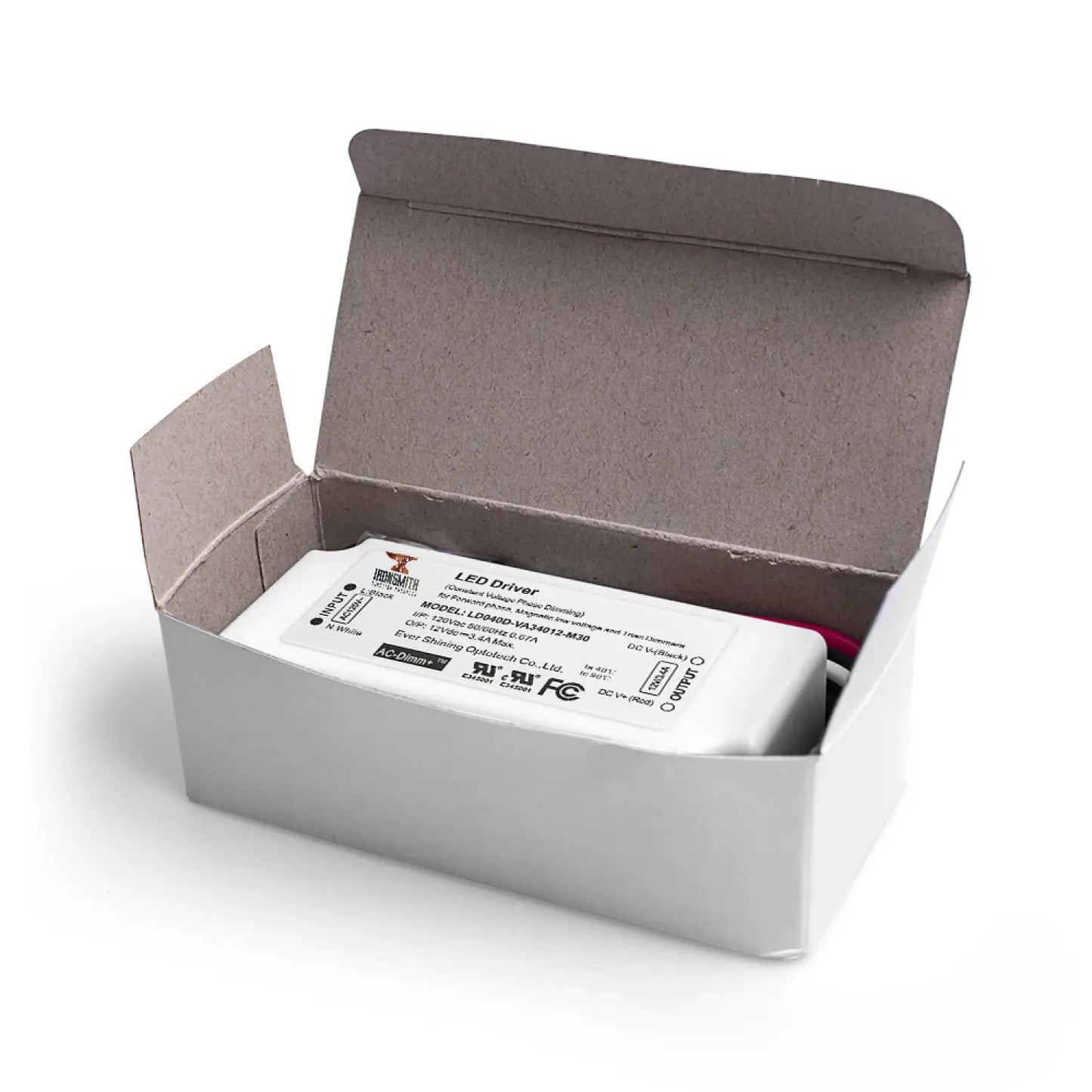 110-277V AC - 30V to 42V DC | 12W LED Driver LED Dimmer - 110 Volts - 277 Volts / 30V - 42V / 12 Watt - LED Driver