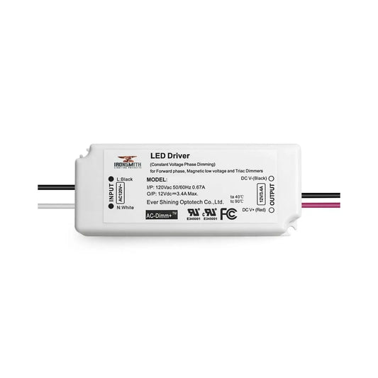 120 Volts AC - 27V to 42V DC | 21W Constant Current flicker free LED Driver with Triac Dimming - 120 Volts / 27V - 42V