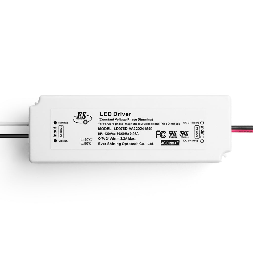 120 Volts -24V 75W | Constant Voltage LED Driver