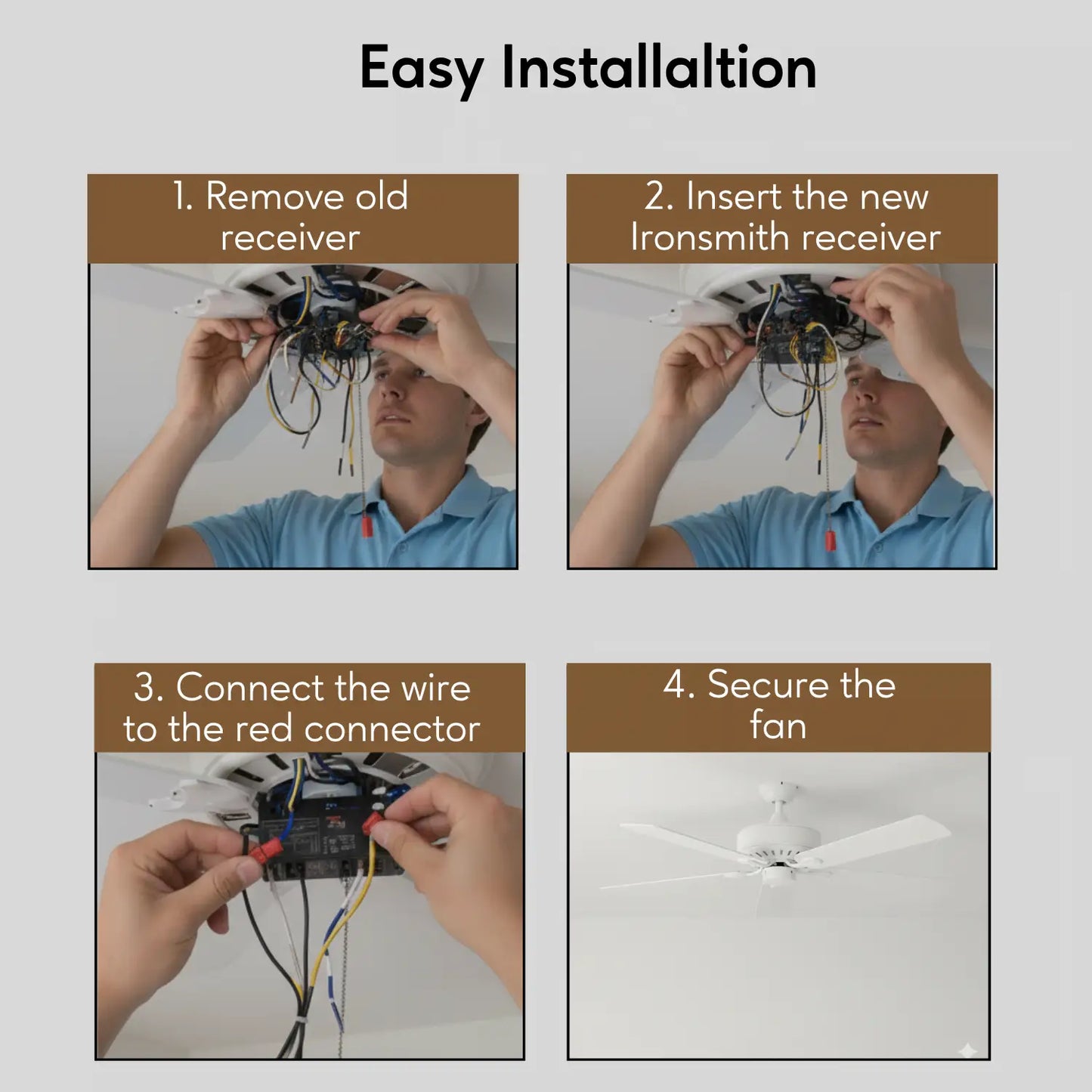 3-in-1 Remote Control for Ceiling Fan - Ceiling Fan Control
