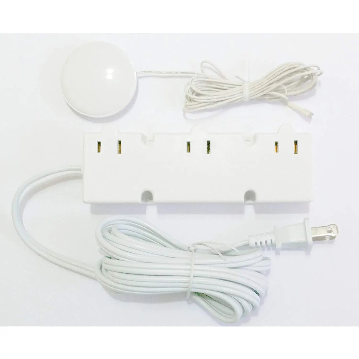 3 Level Touch Dimmer with 3 plug in Receptacles 120 Volt - White / 120 Volt / 200 Watt - Transformer