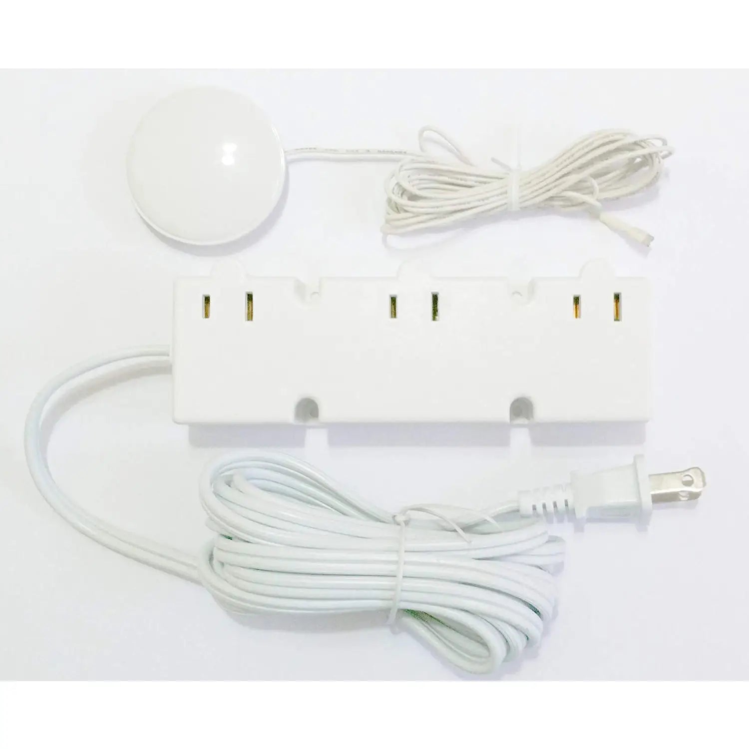 3 Level Touch Dimmer with 3 plug in Receptacles 120 Volt - White / 120 Volt / 200 Watt - Transformer