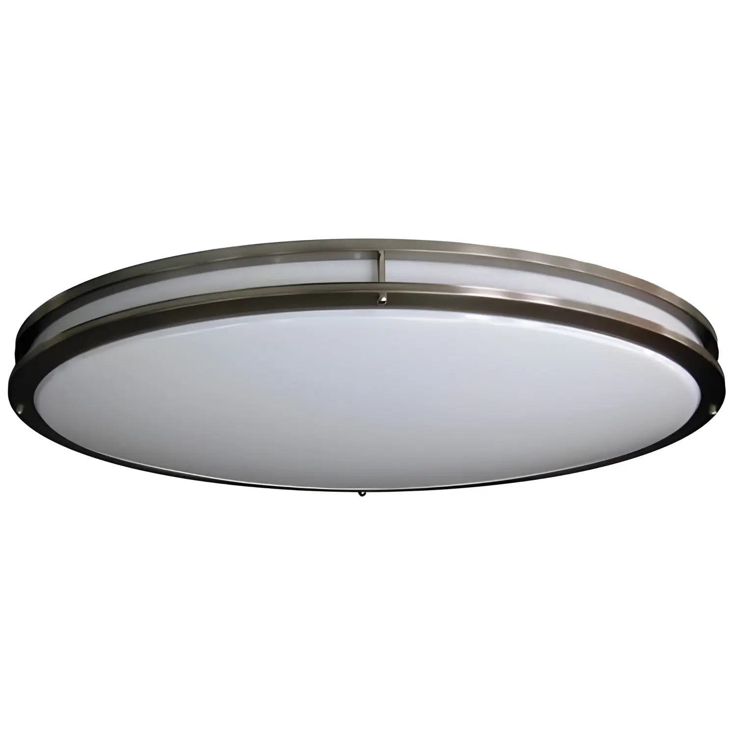 32’’ 70W Dimmable LED flush mount fixture | 3000K correlated color temperature - Brushed Nickel / 70 Watt LED