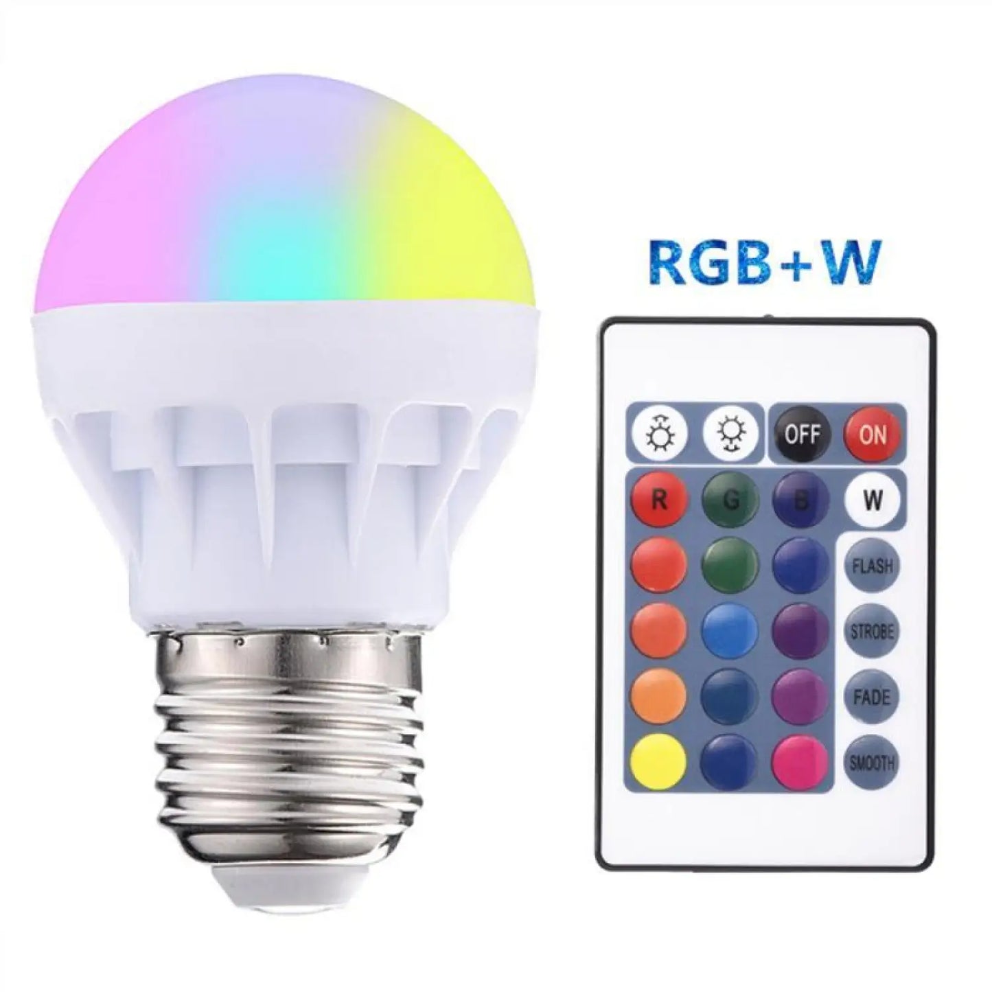 3W LED Bulb RGB Colorful Light for Indoor Use - Photo color - 12V Hanging Light