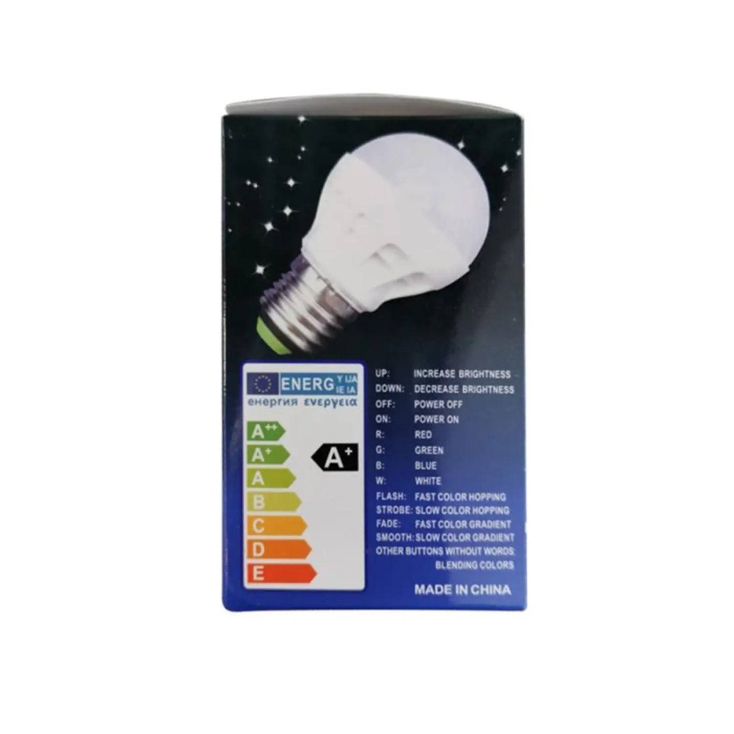 3W LED Bulb RGB Colorful Light for Indoor Use - Photo color - 12V Hanging Light