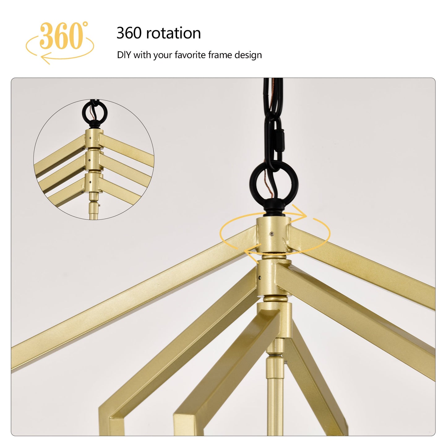 4 Light Farmhouse Kitchen Chandeliers Vintage Cage Light Fixture Adjustable Height Chandeliers For Dining Room Hallway
