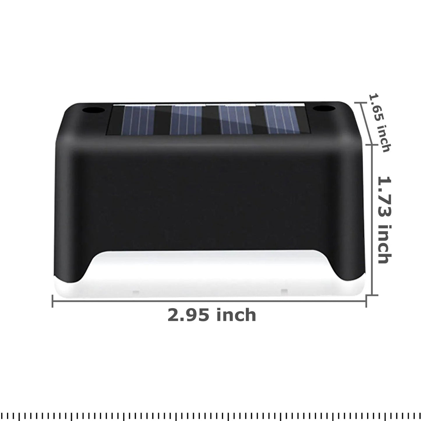 4 Solar LED Bright Deck Lights Outdoor Garden Patio Railing Decks Path Lighting Outdoor Garden Light Deck Lamp Solar