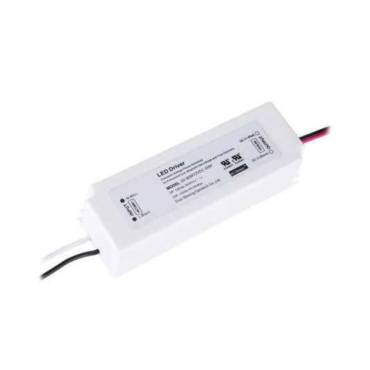 60 Watt - 12 Volt Output DC Constant Voltage IP67 Waterproof - 120 - 277 Volt / 12 Volt / 60 Watt - LED Driver
