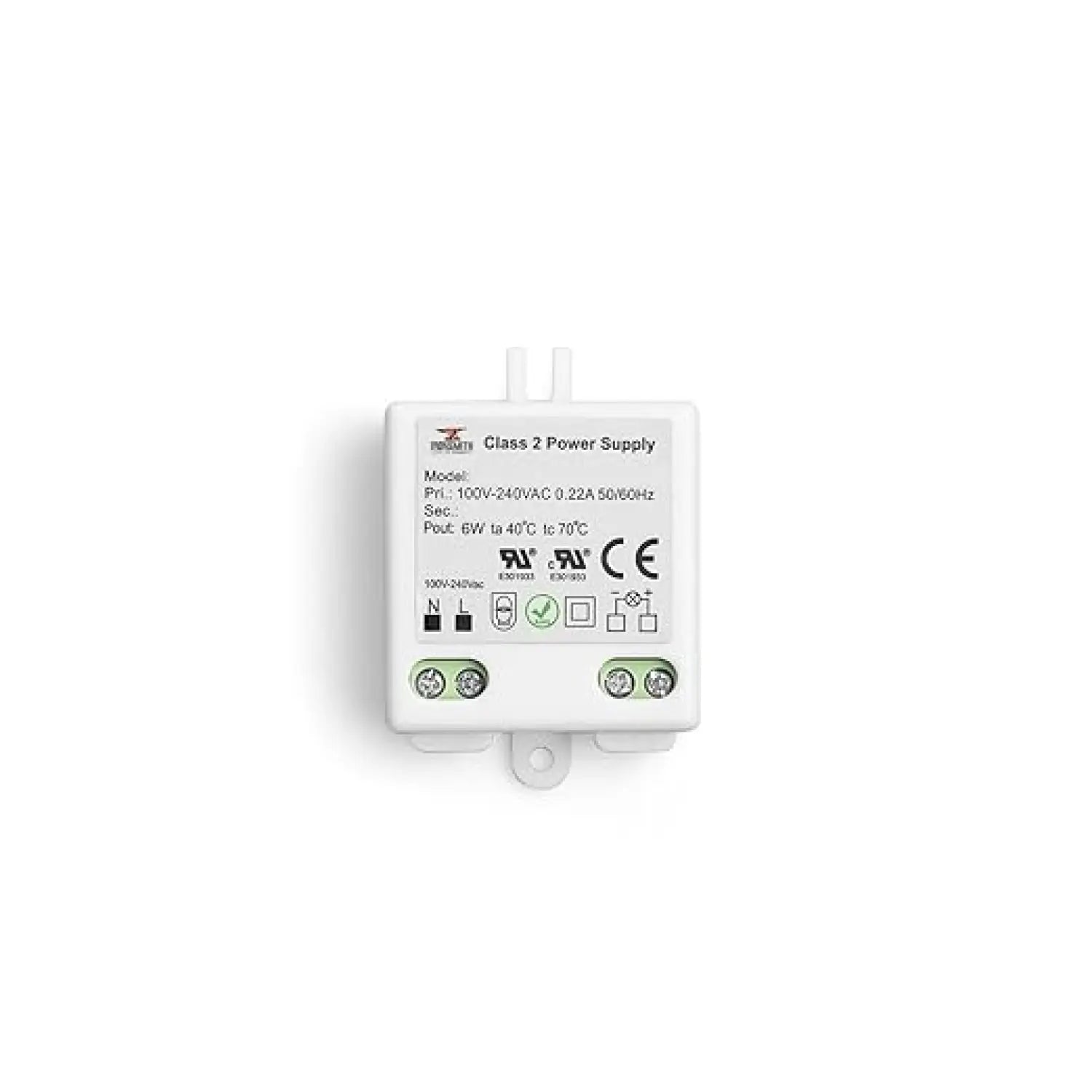 6W LED Driver Power Supply | 100-240V AC to 24V DC Constant Voltage - 100 Volts - 240 Volts / 24V / 6 Watt - LED Driver
