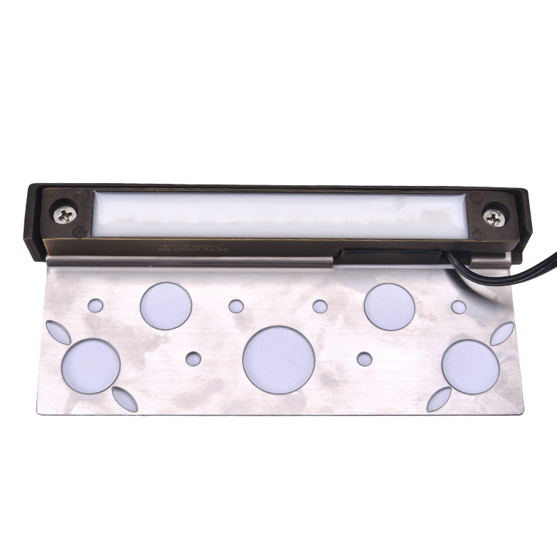 7’’ 3W Landscape Lights Outdoor RGB CCT Tunable Brass Hardscape Paver Fixture