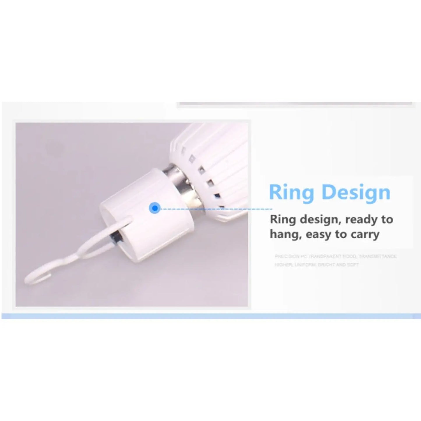 7W LED Emergency Light Bulbs - Rechargeable & Energy Saving - 12V Hanging Light