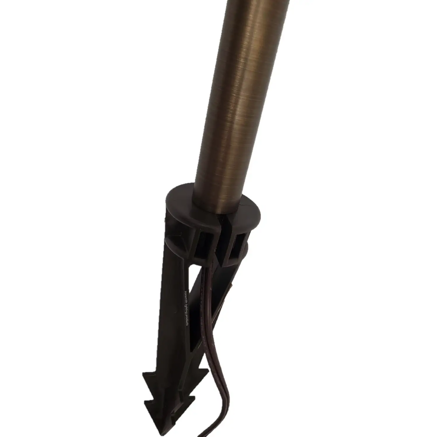8-Inch In-Ground Stake 1/2 NPT Thread with Side Wireway - Ironsmith Lighting
