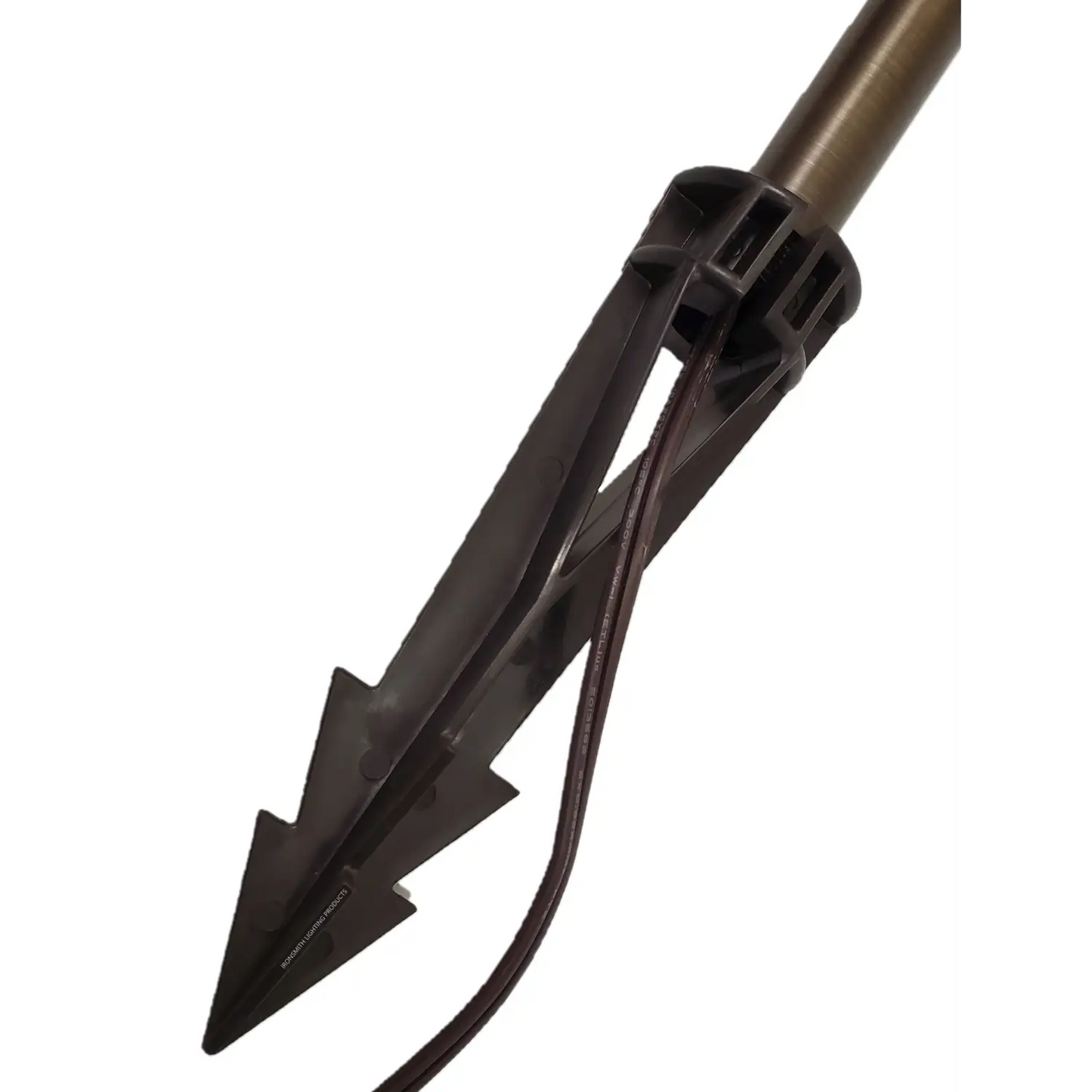 8-Inch In-Ground Stake 1/2 NPT Thread with Side Wireway - Ironsmith Lighting
