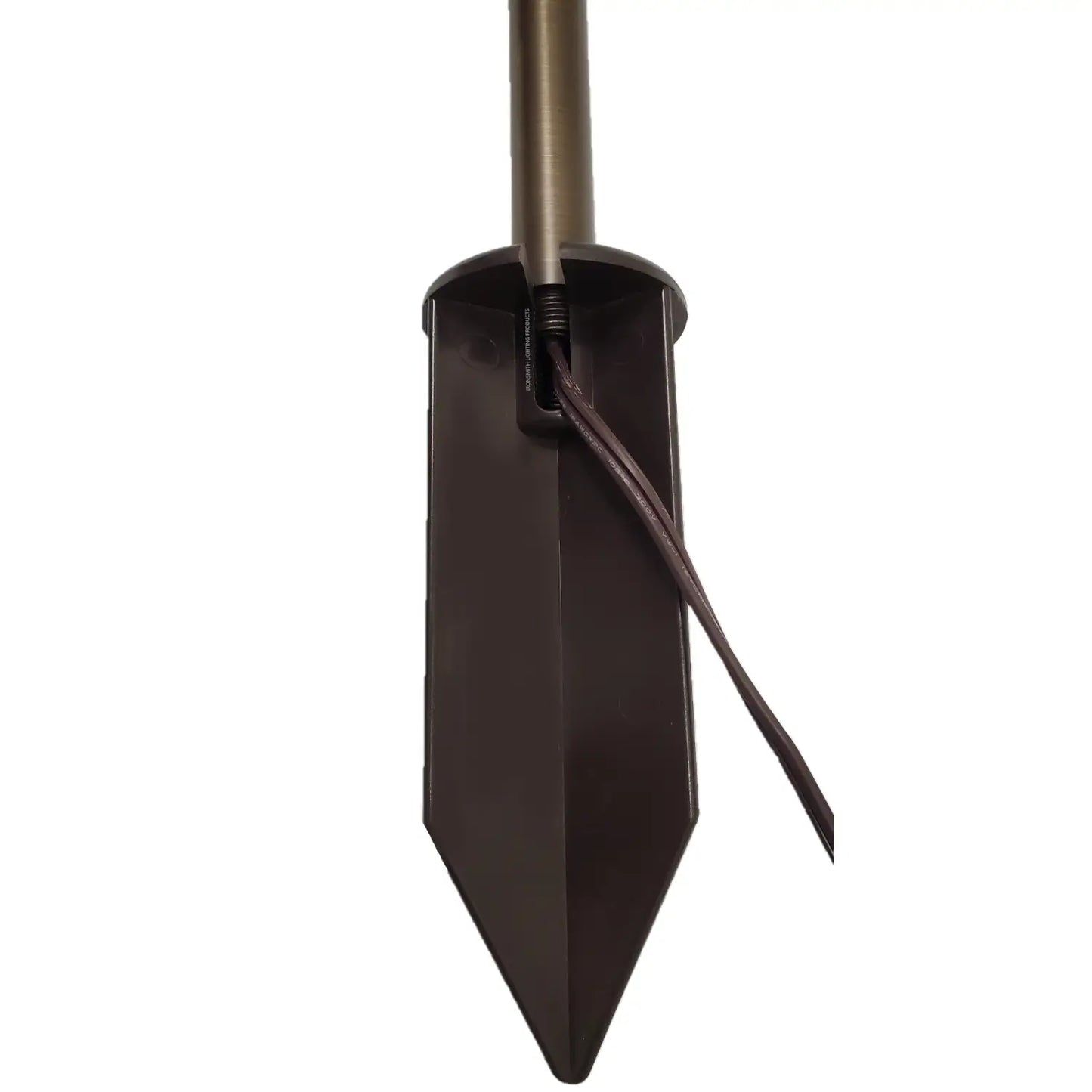 8-Inch Metal Ground Stakes with 1/2’’ NPT Thread for Installation - 2 Pack - Spike