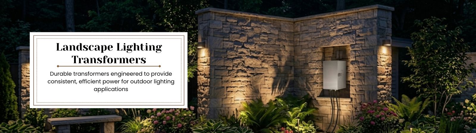 Landscape lighting tansformers
