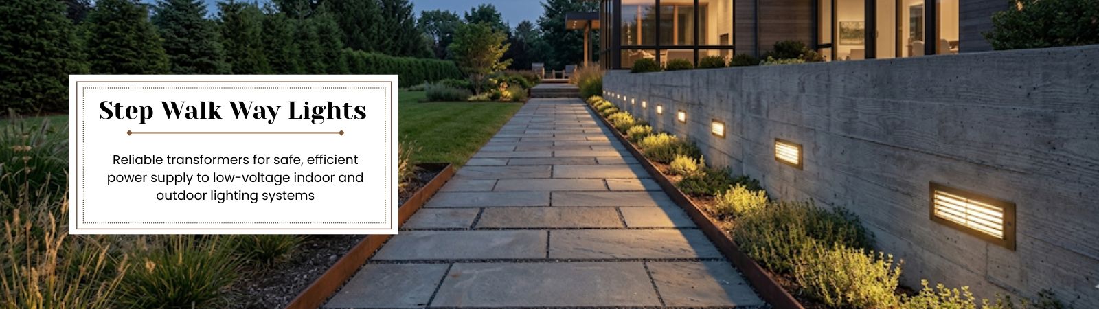 Step and walkway lights
