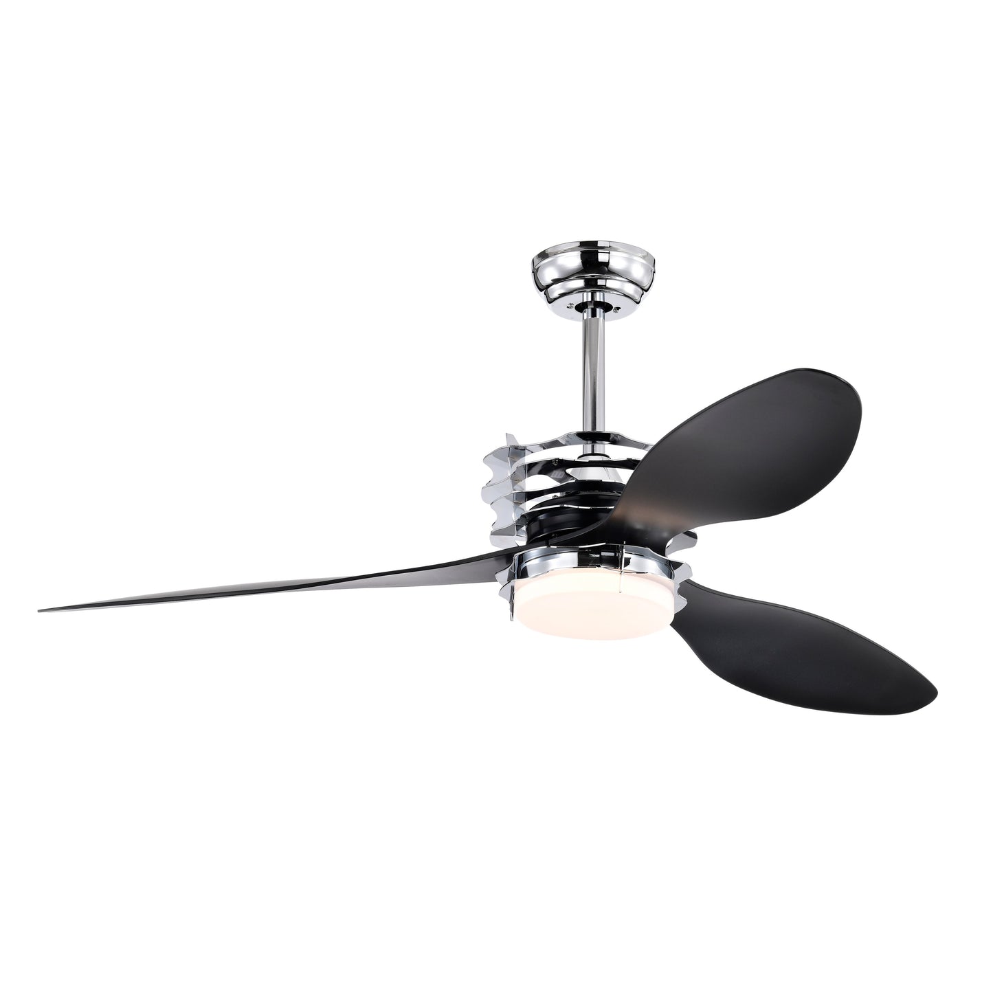 ABS Blades Ceiling Fan With Lights And Remote 6 Speeds Adjustable DC Motor Modern Ceiling Fan With 3 ABS Fan Blades & 2