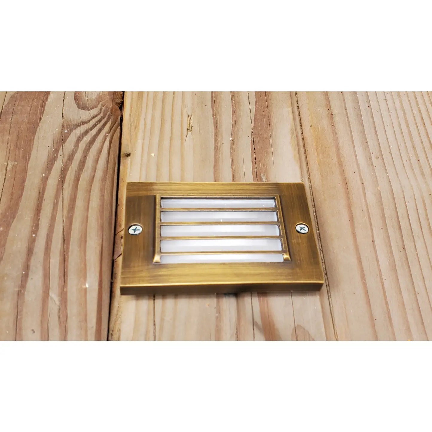 Antique Bronze 2 Watt LED Step Light - Brass Construction Low Voltage Easy Installation - Oil Rubbed Bronze - Step Light