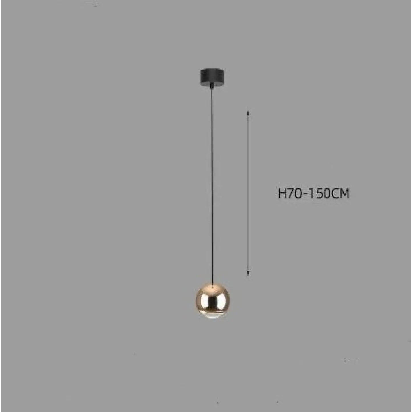 Ball Pendant Light for Living Room with Sleek Modern Design - Hanging Light