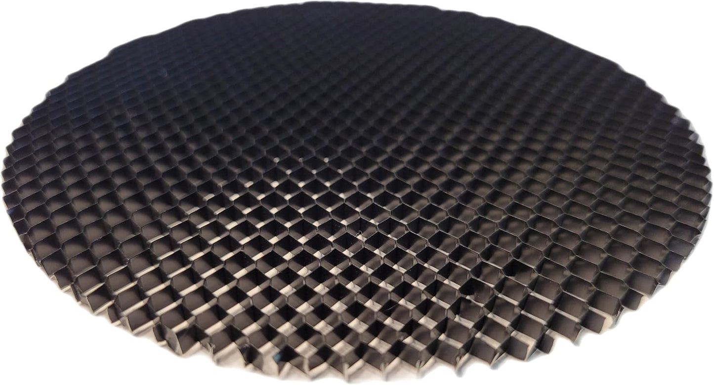 Black Aluminum Honeycomb Lighting Louver for MR16 Bulbs 2 Pack / Honeycomb Louver Honeycomb Louver