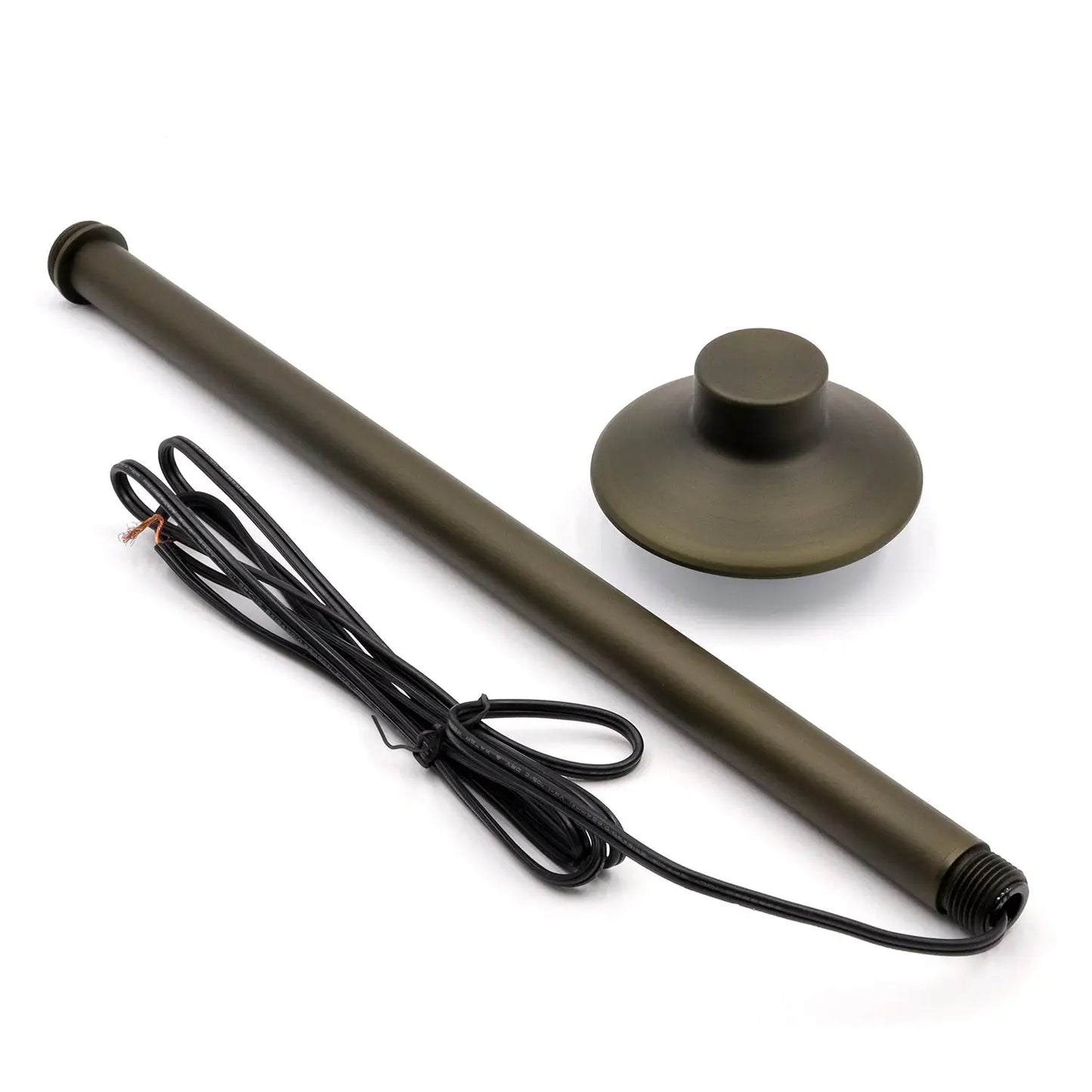 Brass LED Path Lights for Outdoor Landscape Illumination