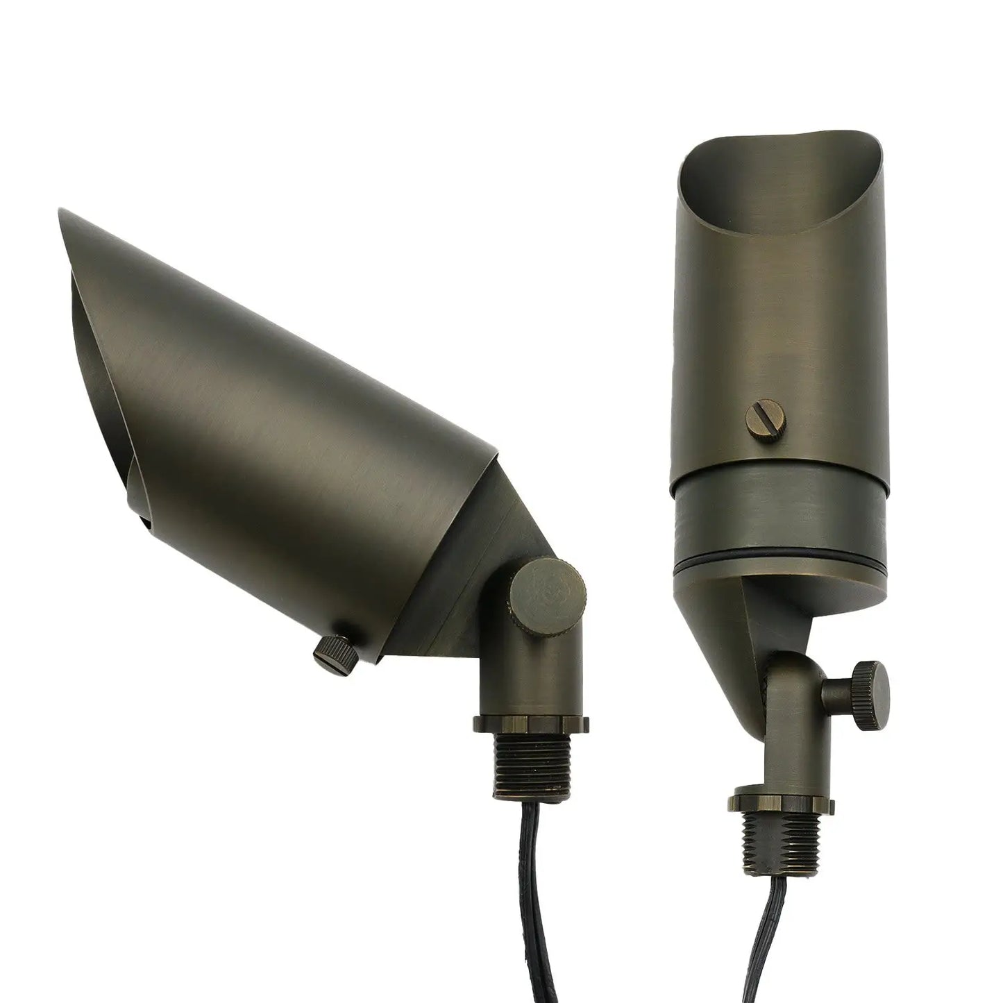 Brass Light Fixtures with MR16 Adjustable Shroud and 72’’ Wire - Spot Light Fixture