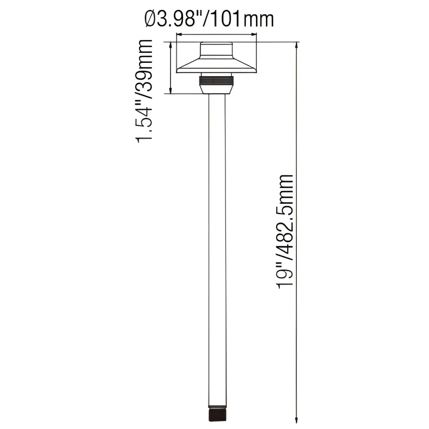 Brass Mini Flat Hat G4 LED Path Lights for Outdoor Landscape Illumination - Path Light Fixture