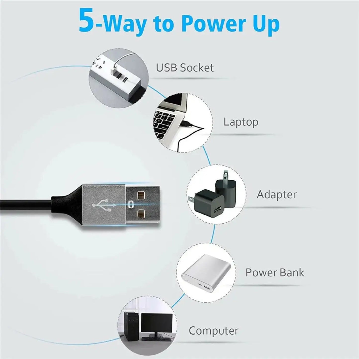Clip-On Monitor Light Bar with USB Powered and 3 Color Modes - Black - Light Fixture