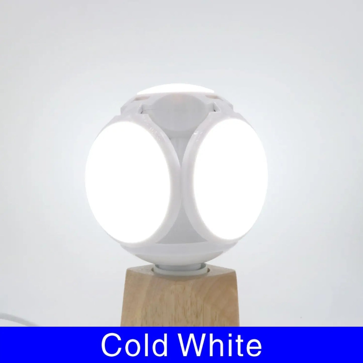 Compact Foldable Ball Light with Football Shape and LED Glow - 12V Hanging Light