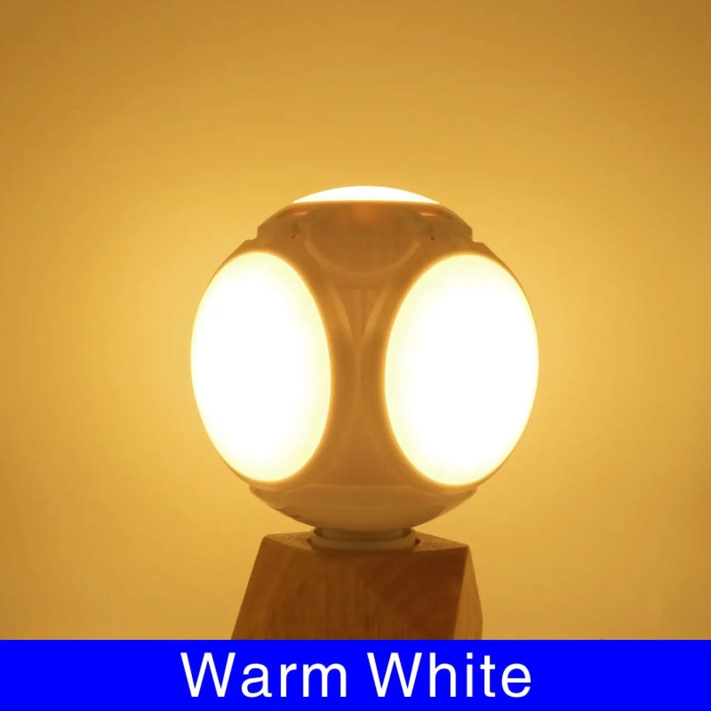 Compact Foldable Ball Light with Football Shape and LED Glow - 12V Hanging Light