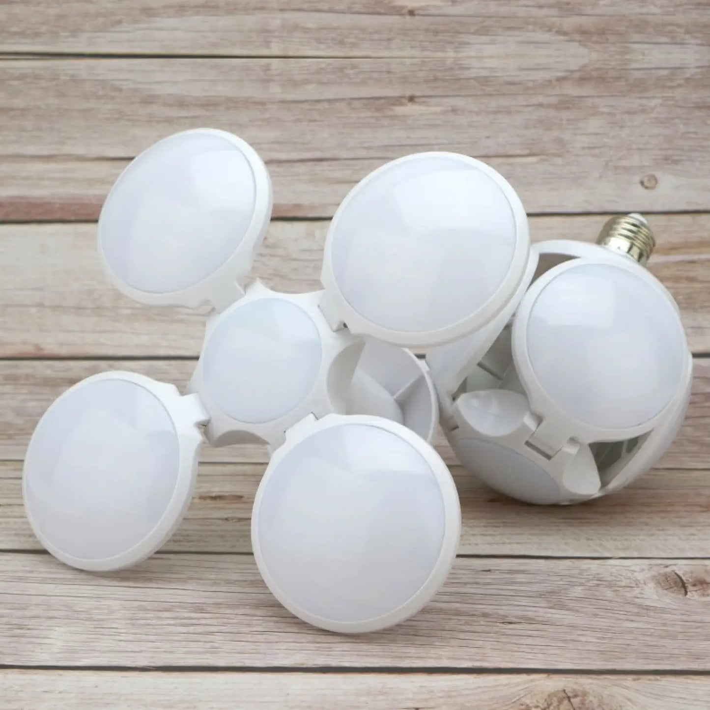 Compact Foldable Ball Light with Football Shape and LED Glow - 12V Hanging Light