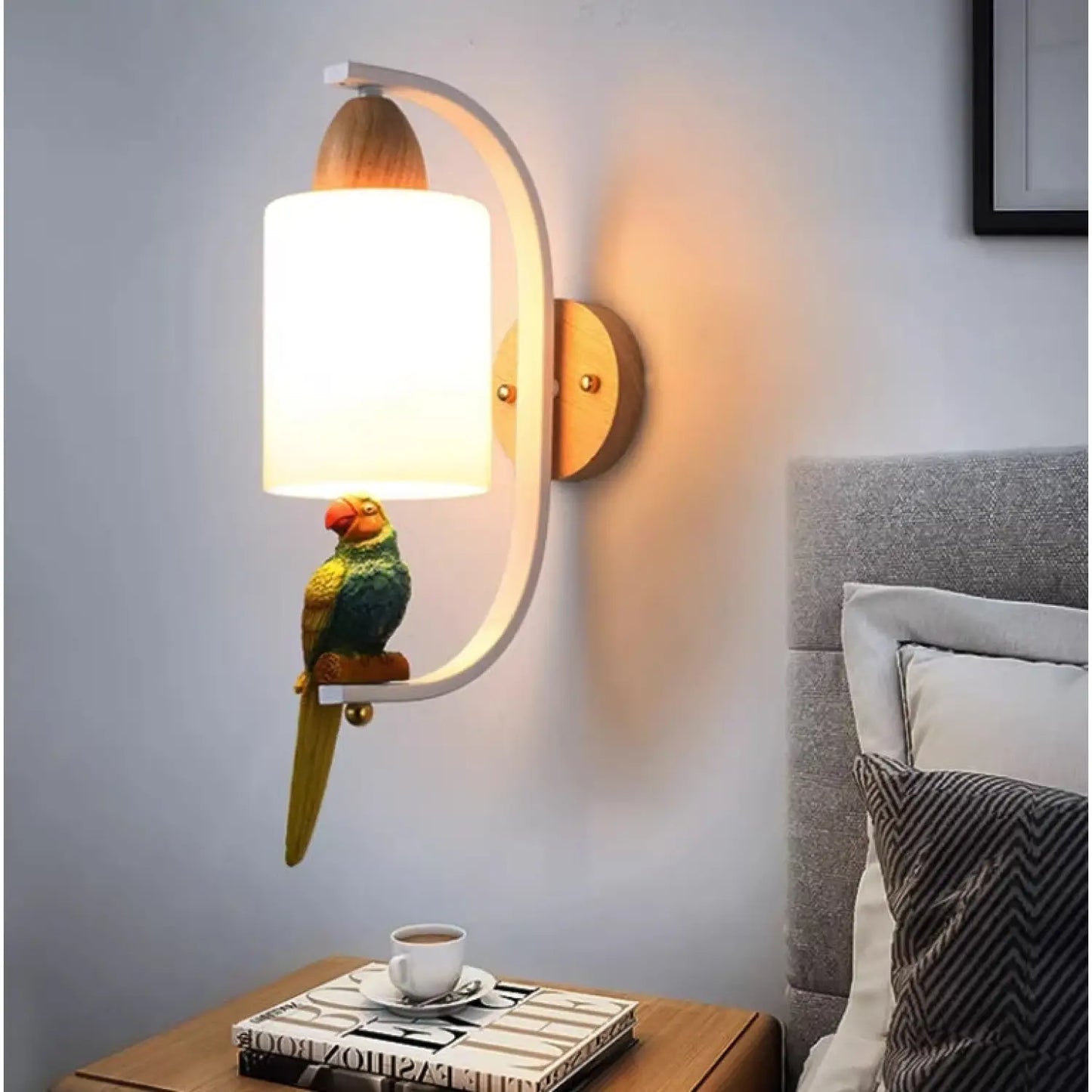 Creative Bird Lamp with Solid Wood Design for Aisle & Living Room - Bird Wall Lamp / 1 PC - Wall Mount Fixture