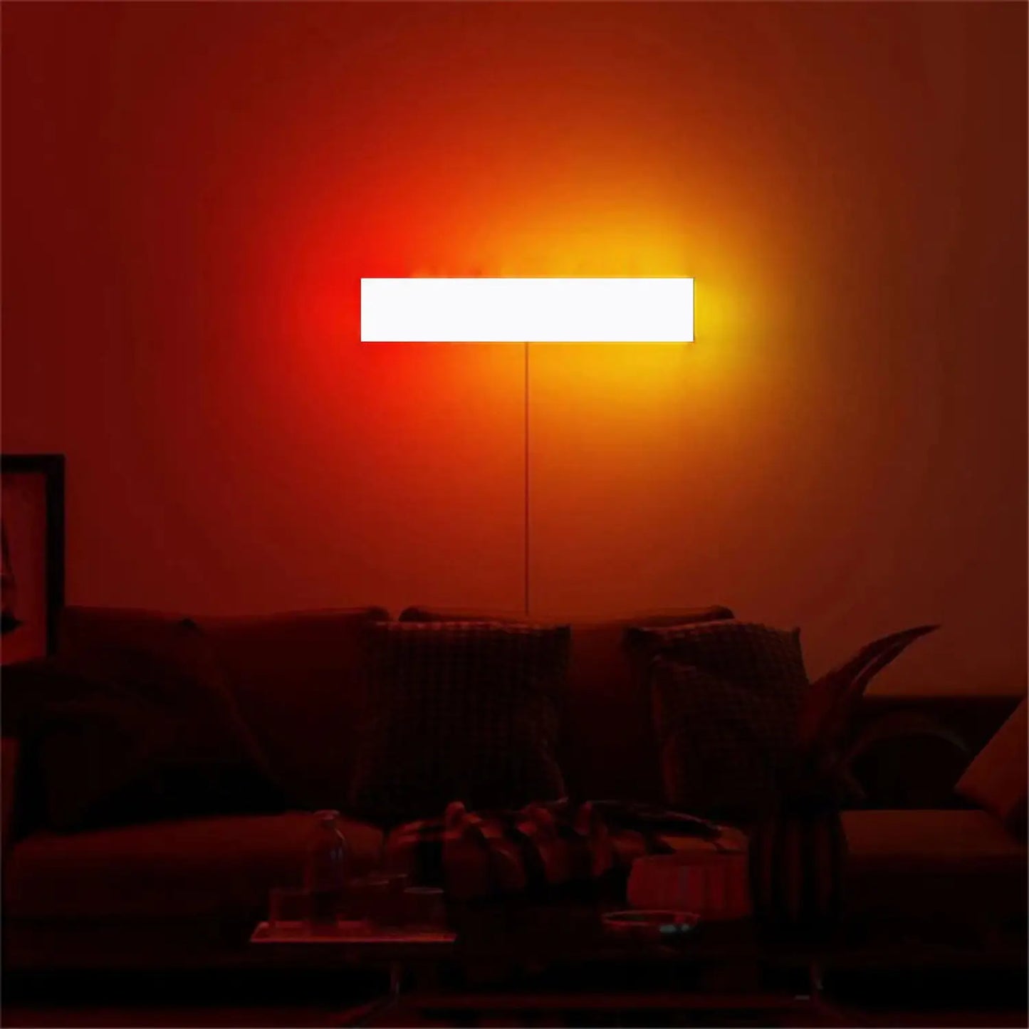 Creative Box-Shaped LED Wall Lamps for Bedroom & Modern Look - White RGB / US - Wall Mount Fixture