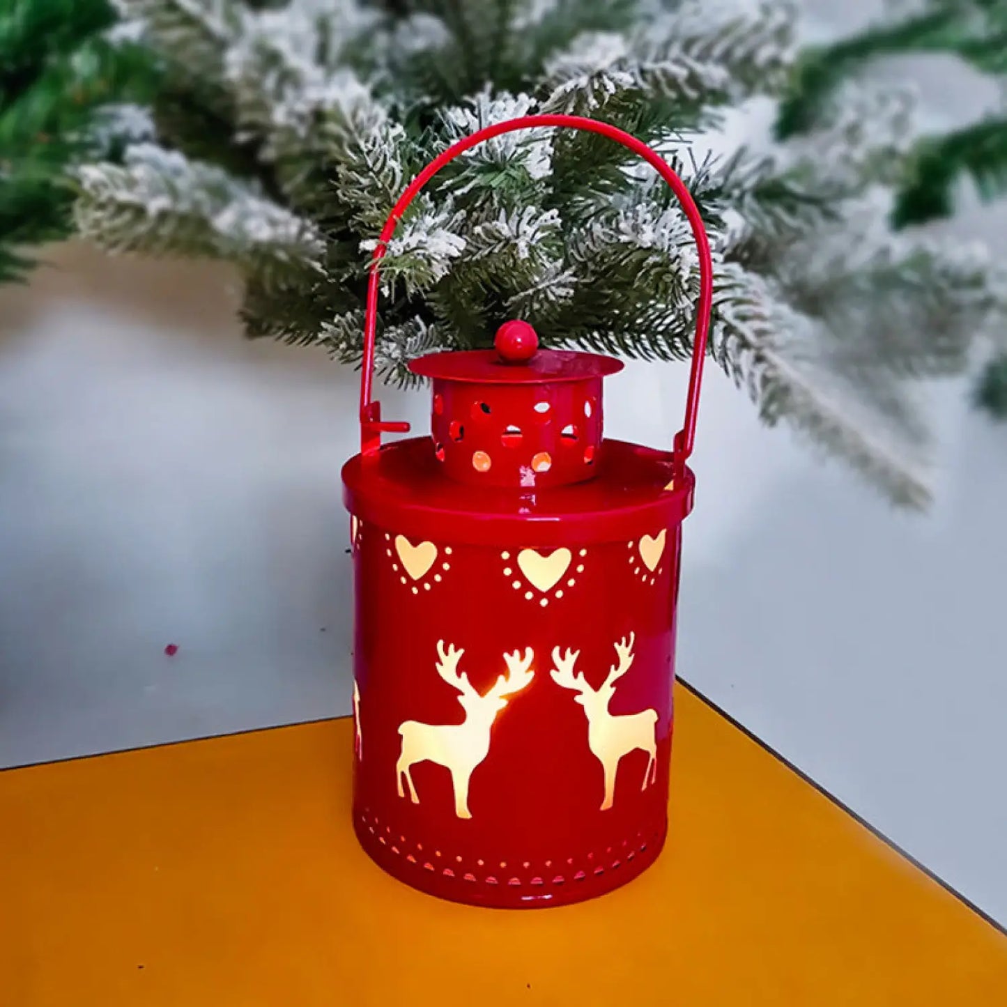Christmas Candle Lights LED Small Lanterns Wind Lights Electronic Candles Nordic Style Creative Holiday Decoration