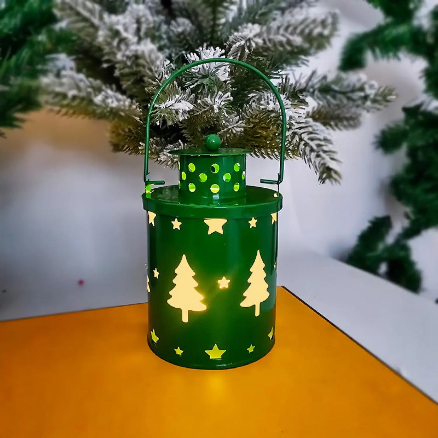 Christmas Candle Lights LED Small Lanterns Wind Lights Electronic Candles Nordic Style Creative Holiday Decoration