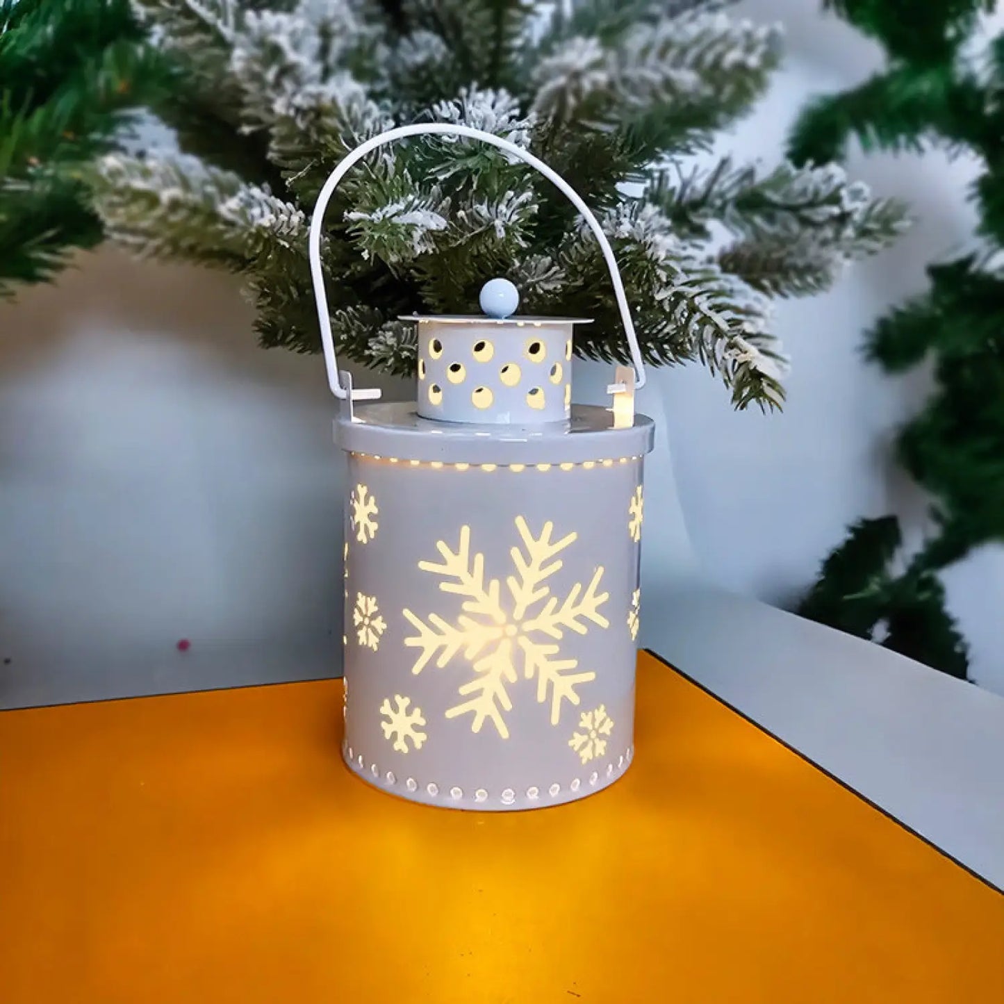 Christmas Candle Lights LED Small Lanterns Wind Lights Electronic Candles Nordic Style Creative Holiday Decoration