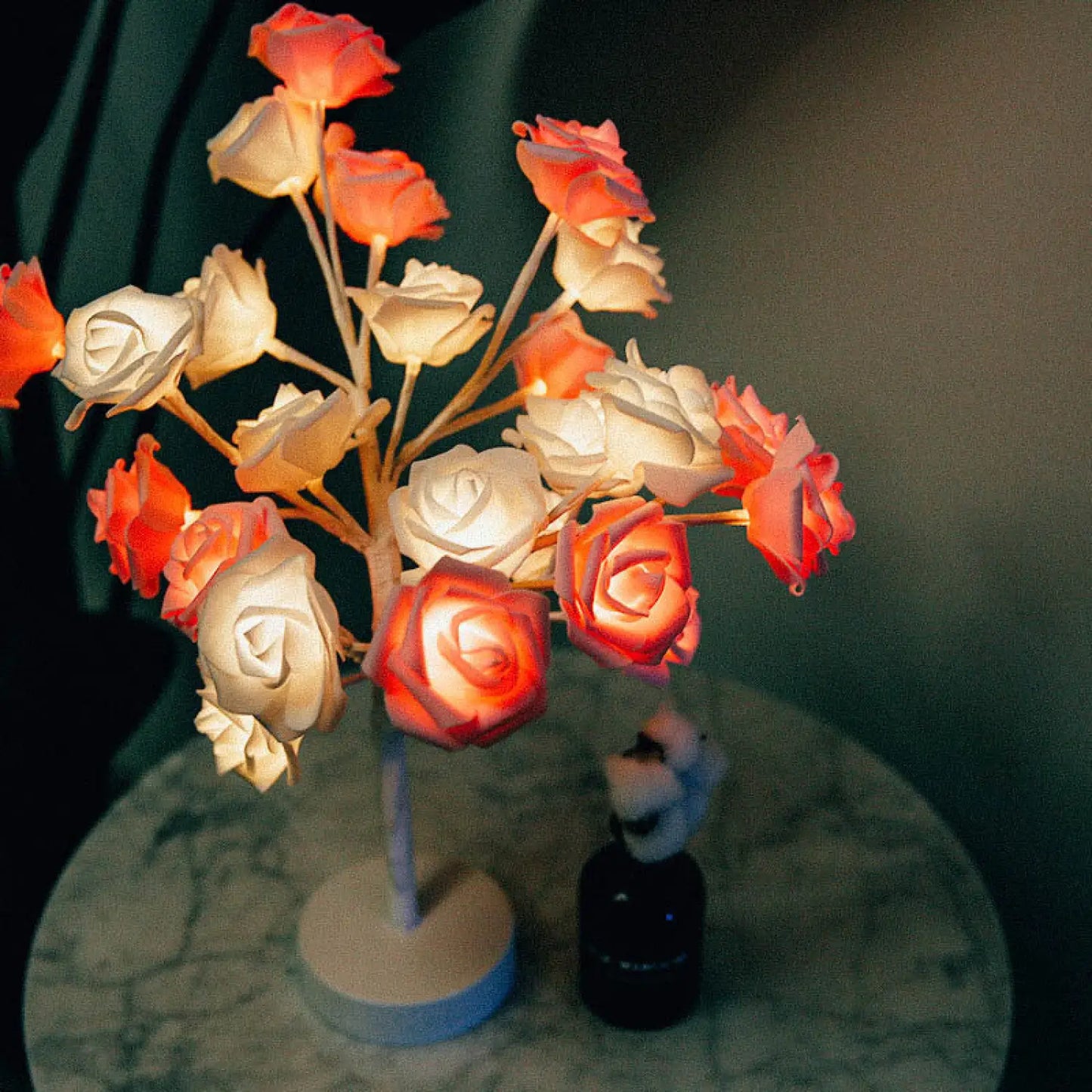 Decorative Flower Lamp with Soft Warm Light for Home Interiors - Table Lamps