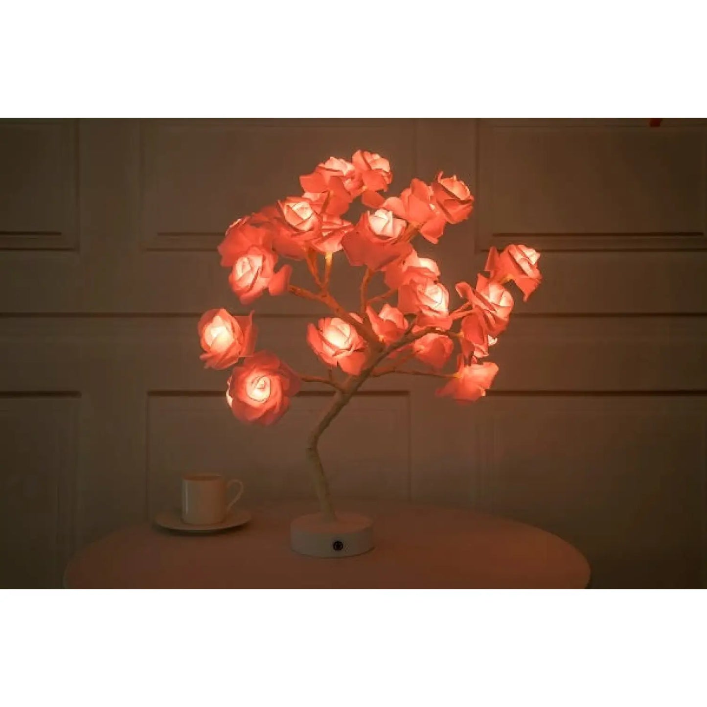 Decorative Flower Lamp with Soft Warm Light for Home Interiors - Table Lamps