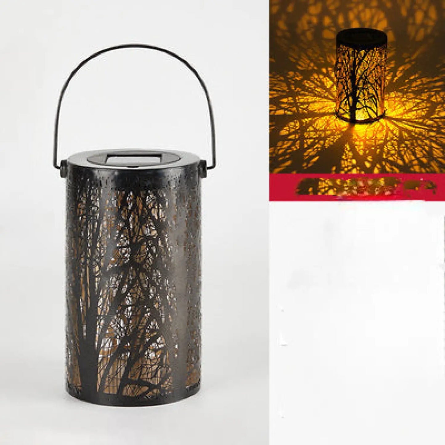 Decorative Outdoor Lamp for Patio with Projection Lighting - 1style - 12V Hanging Light
