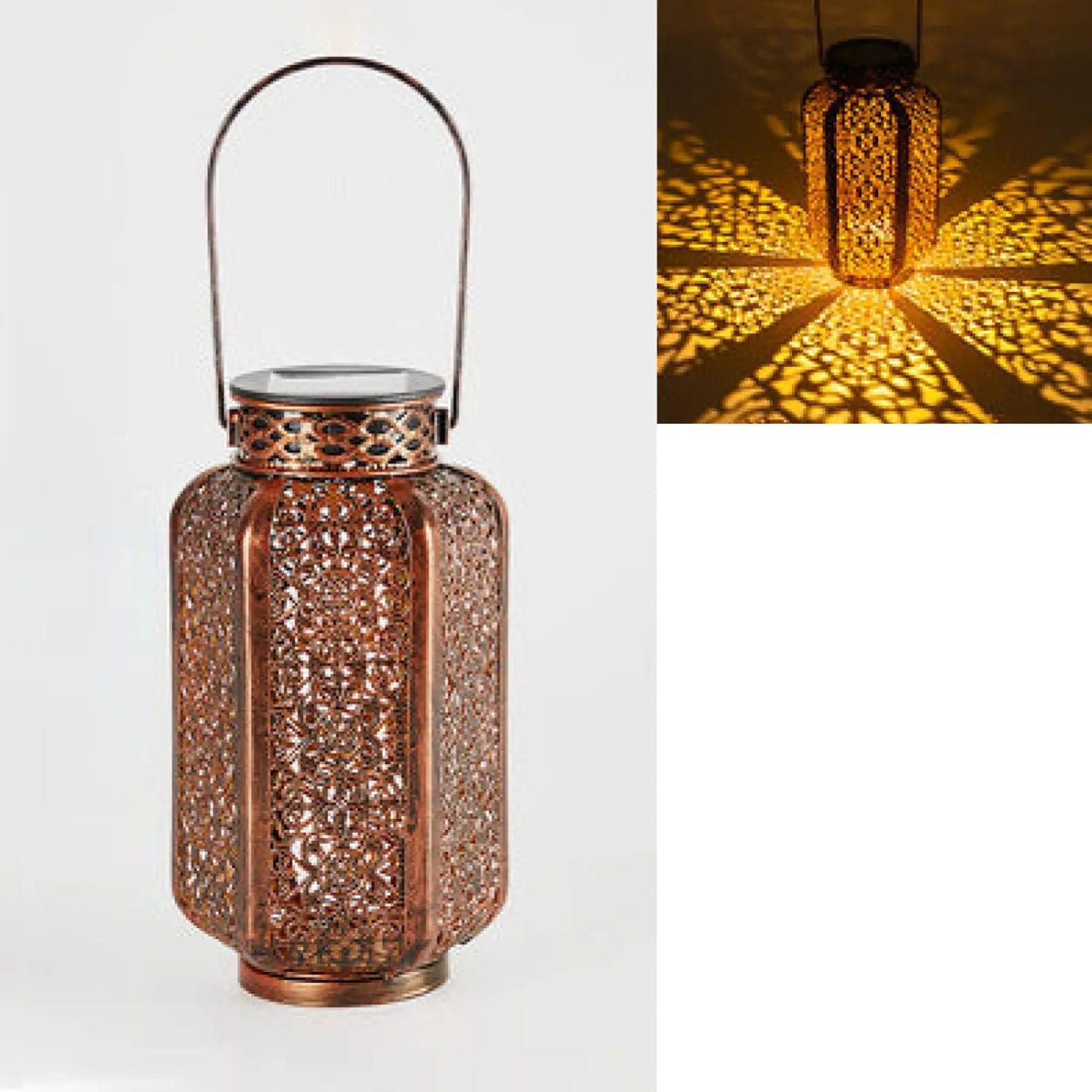 Decorative Outdoor Lamp for Patio with Projection Lighting - 3style - Solar Light