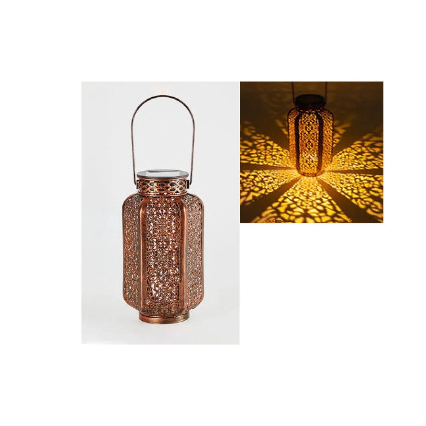 Decorative Outdoor Lamp for Patio with Projection Lighting - 3style - Solar Light