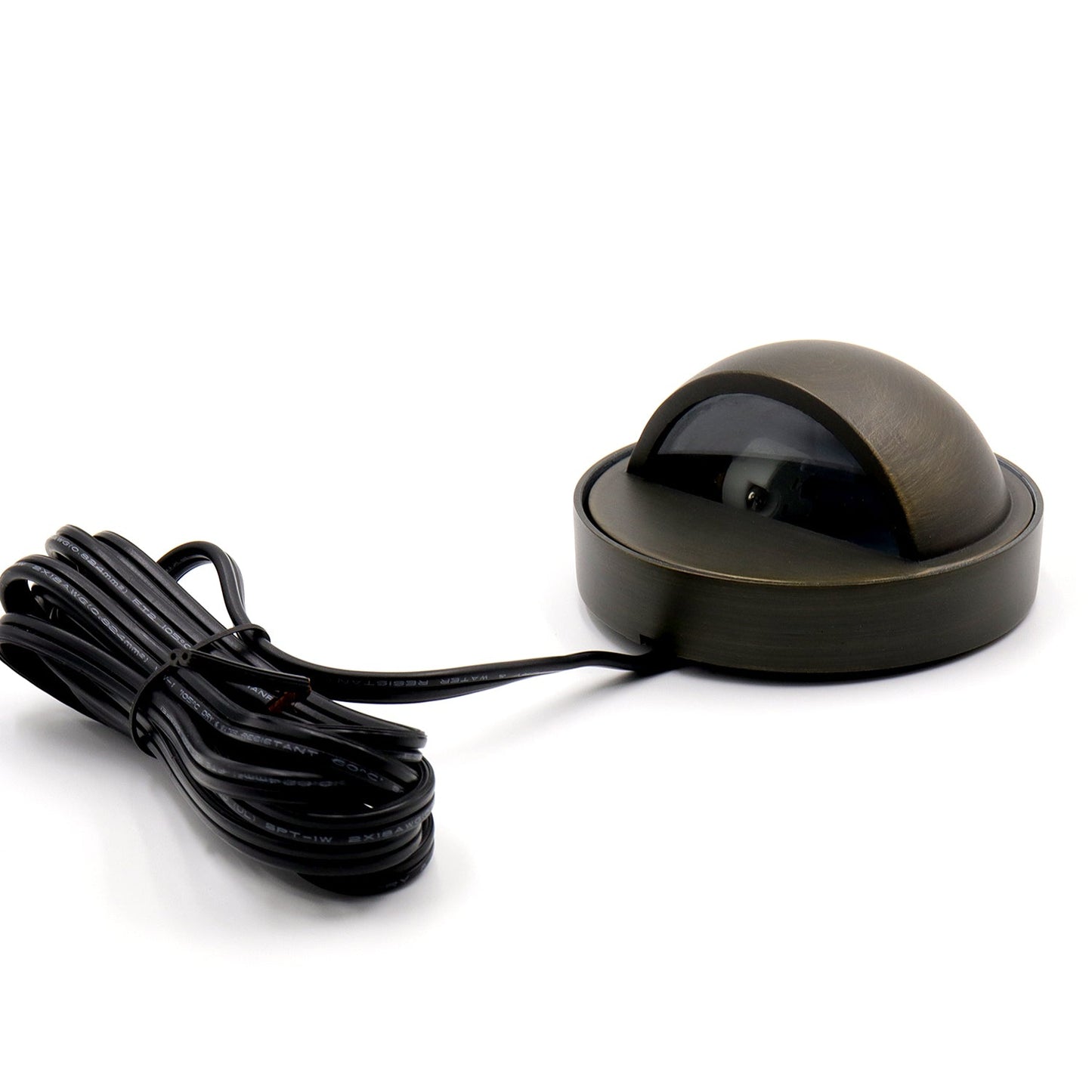 Die-Cast Brass Deck Light Outdoor with Clear Glass and GU5.3 Socket - Deck Light