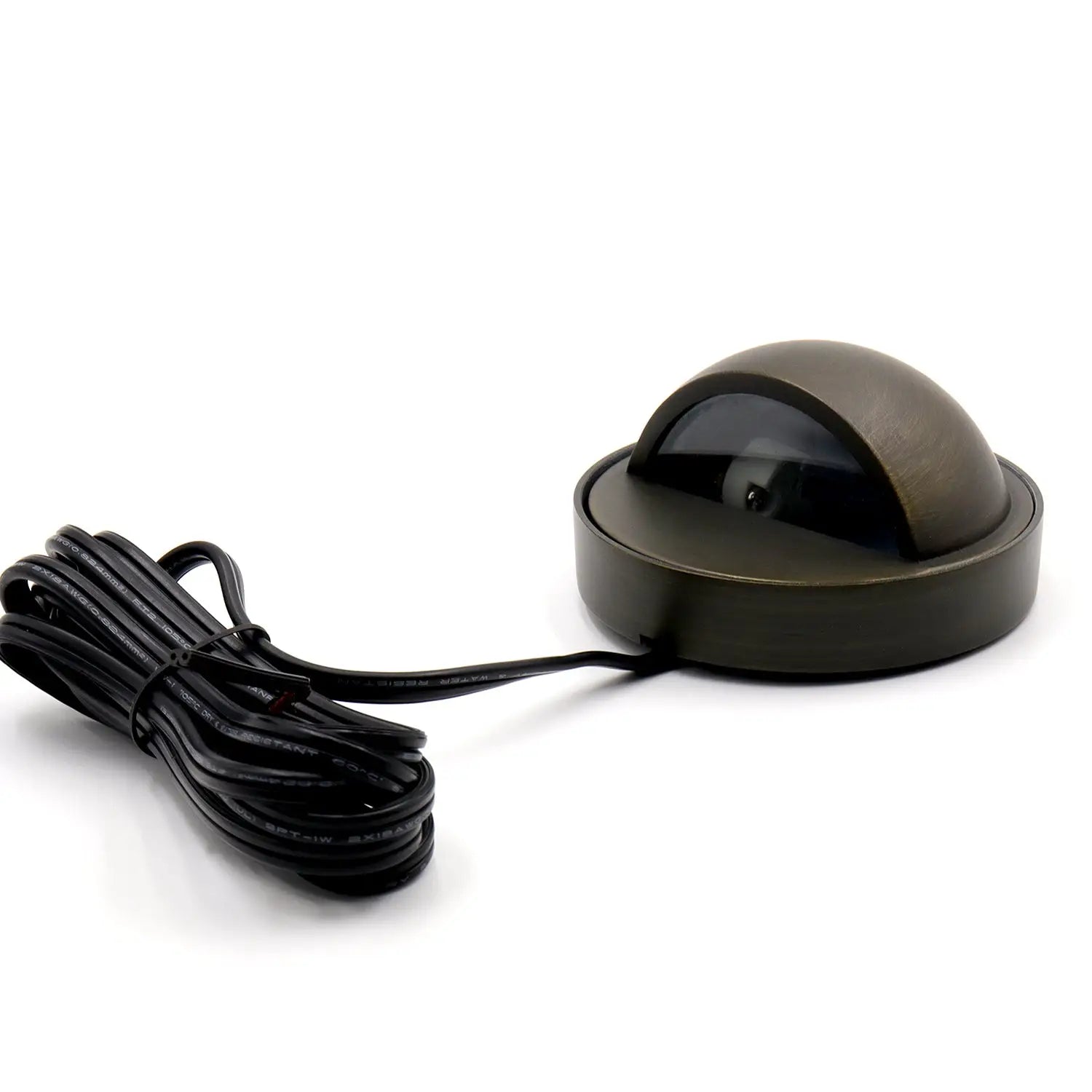 Die-Cast Brass Deck Light Outdoor with Clear Glass and GU5.3 Socket - Deck Light