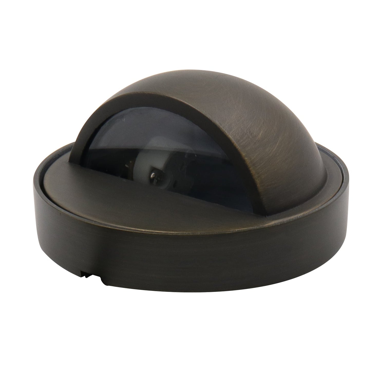 Die-Cast Brass Deck Light Outdoor with Clear Glass and GU5.3 Socket - Deck Light