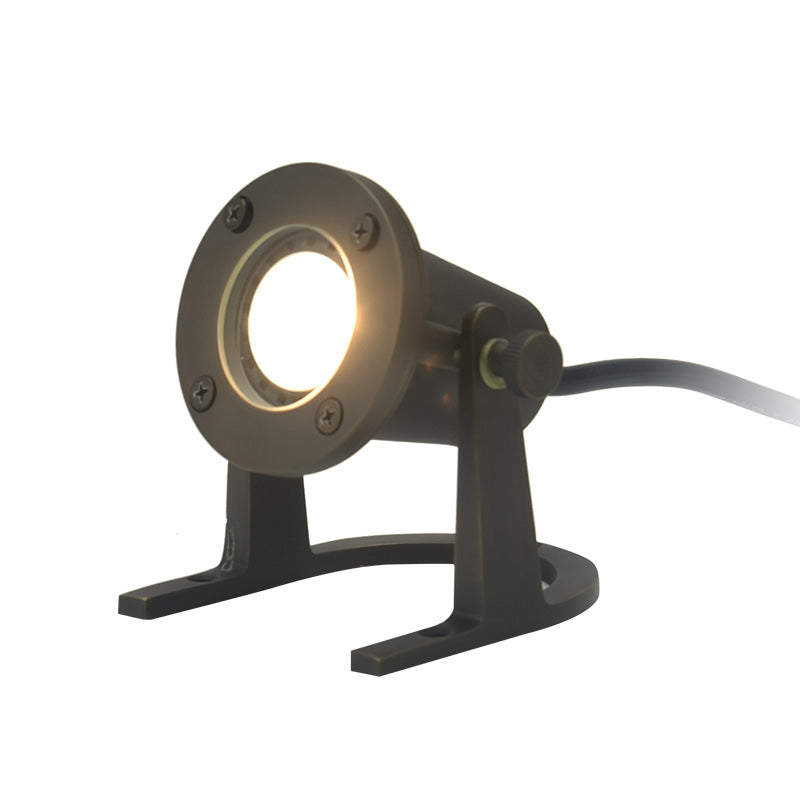 Die Cast Brass Underwater Light with MR16 and 72 Inch Wire - Underwater Light Fixture