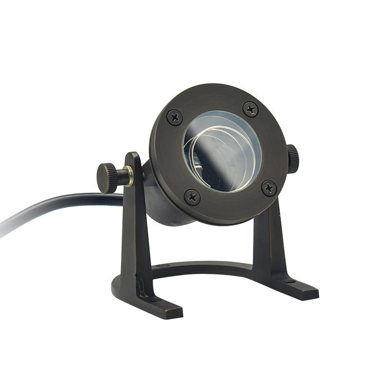 Die Cast Brass Underwater Light with MR16 and 72 Inch Wire - Underwater Light Fixture