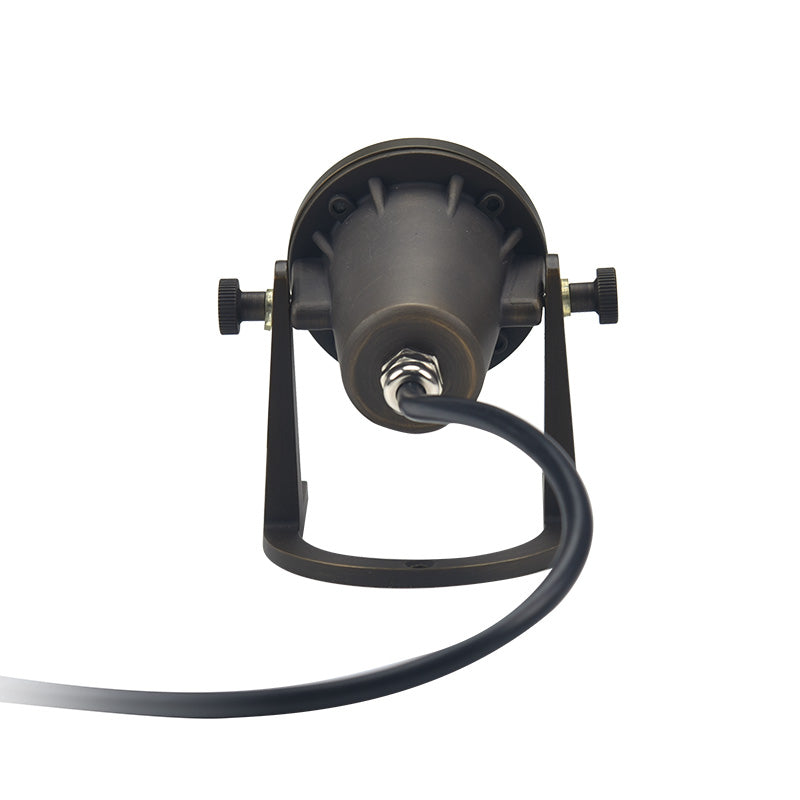 Die Cast Brass Underwater Light with MR16 and 72 Inch Wire - Underwater Light Fixture
