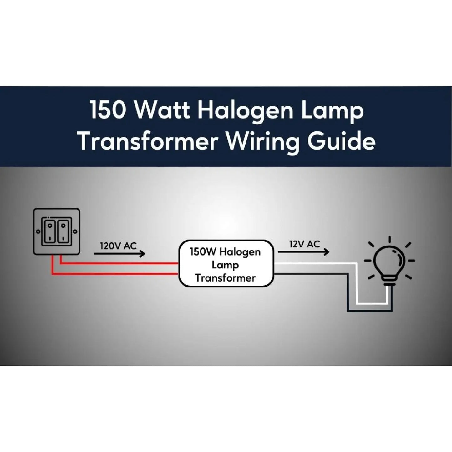 Dimmable 150W Halogen Lamp Transformer with Auto Restart - New - Halogen Transformer
